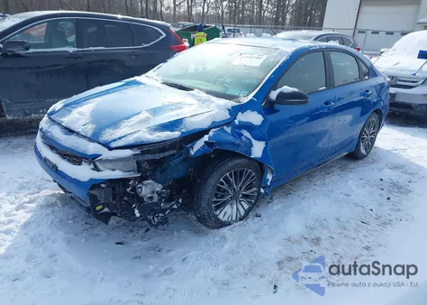 2022 Kia Forte Gt-Line из США, поврежденный, VIN 3KPF54AD1NE493187